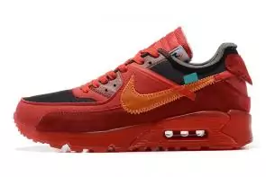 nike air max 90 essential off white rouge